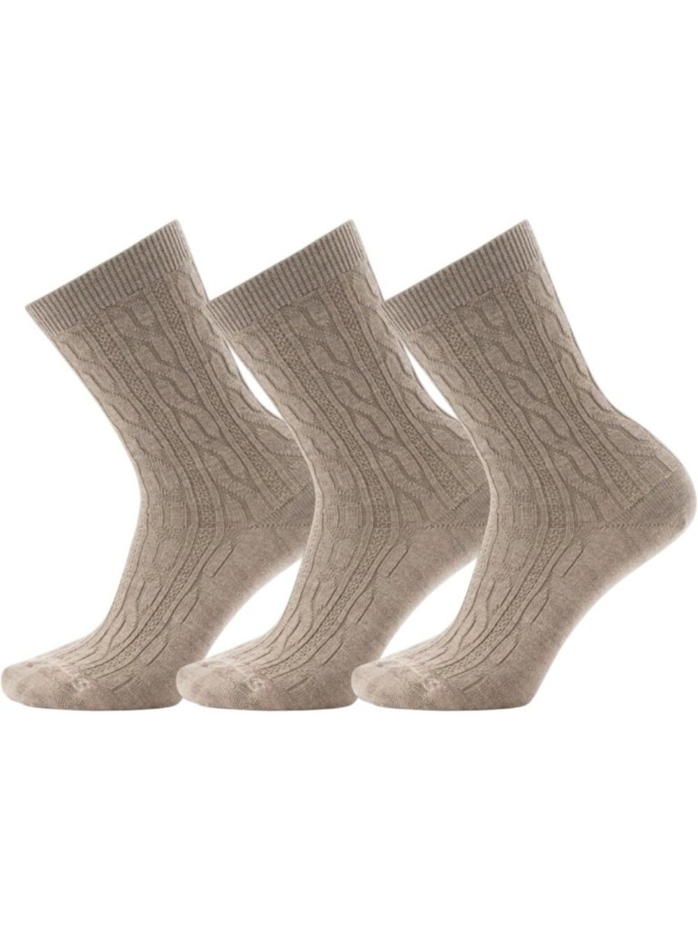 Cozy Everyday Cable Crew Socks for Men & Women | Warm, Stylish, Comfortable